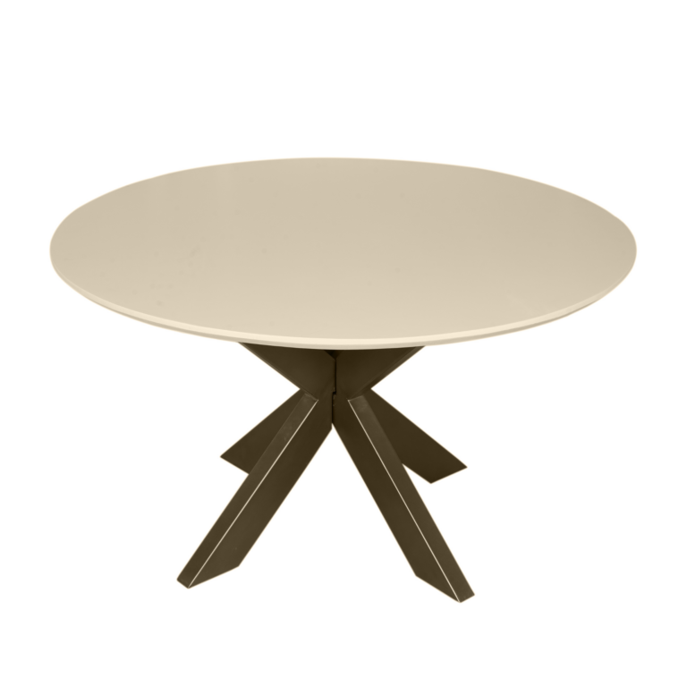 Ronde eettafel Madison Zand Mangohout 130 cm