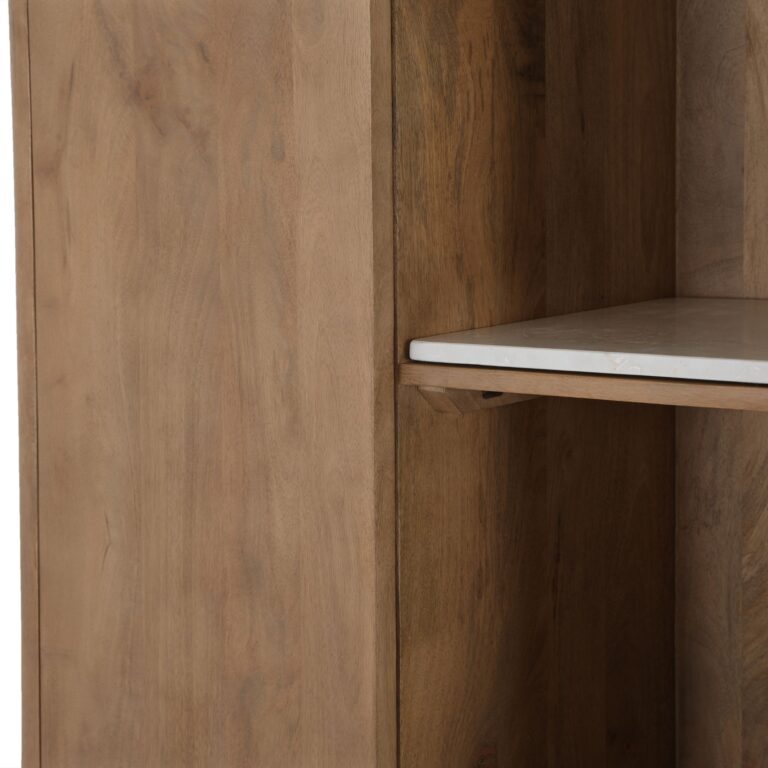 Inglegplank Vakkenkast Dallas Beige Marmer Set van 2