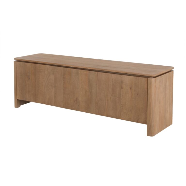 Tv meubel Dallas Naturel Mangohout 165 cm