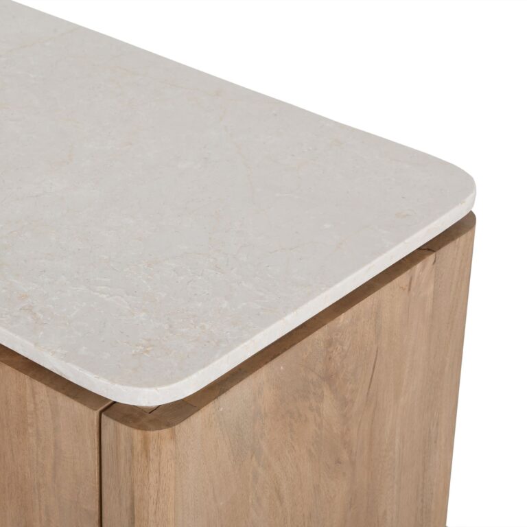 Tv meubel Dallas Naturel Mangohout 210 cm