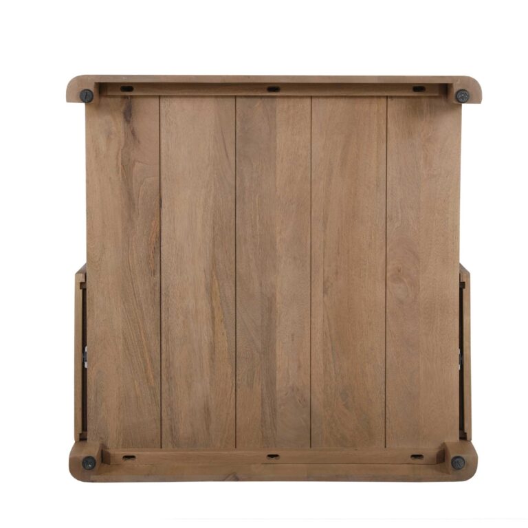 Vierkante Salontafel Dallas Naturel Mangohout 80 cm