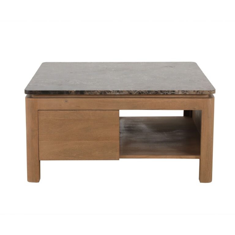Bovenblad Salontafel Dallas Bruin Marmer