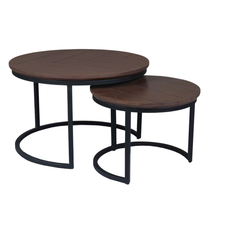 Salontafel set Otik Walnoot Eikenhout 70 cm