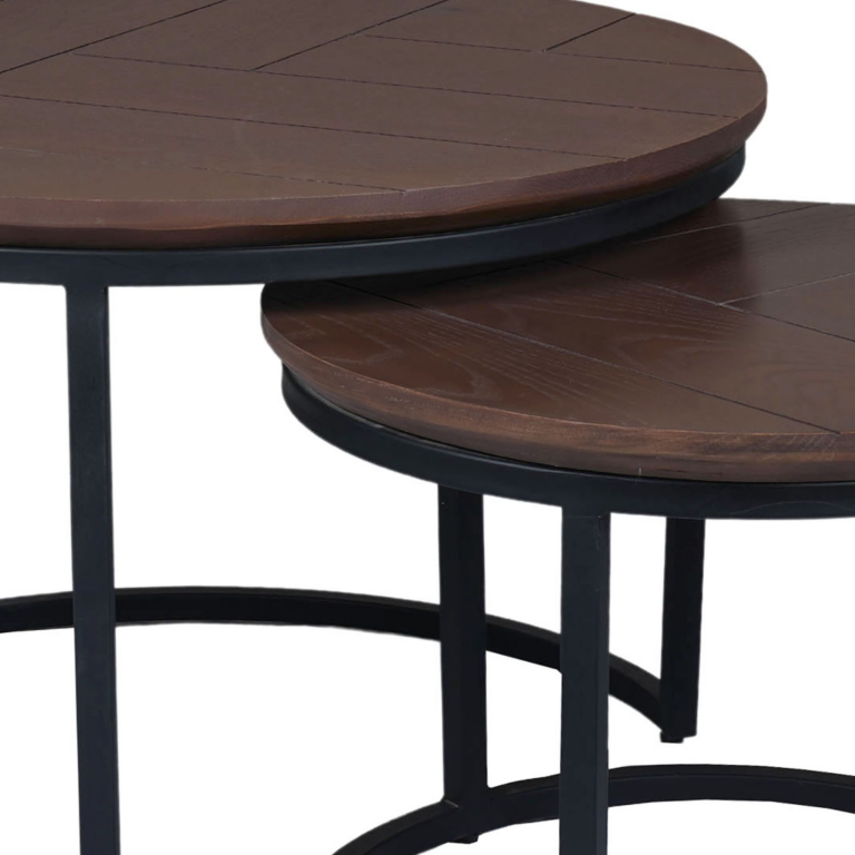 Salontafel set Otik Walnoot Eikenhout 70 cm