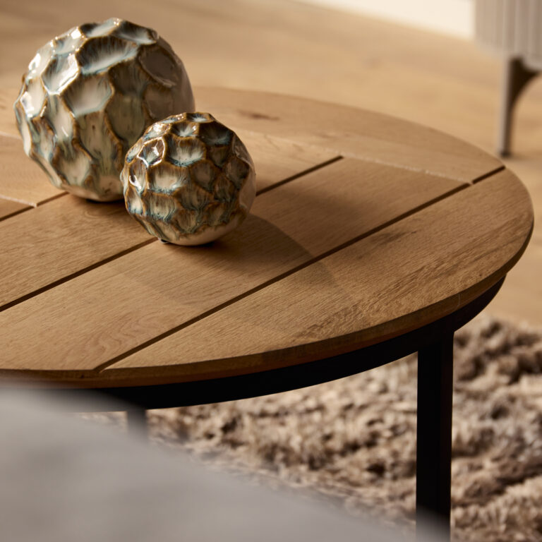Salontafel set Otik Naturel Eikenhout 70 cm