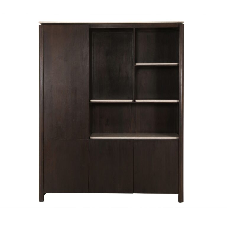 Tischplatte Regalschrank XL Dallas Brauner Marmor