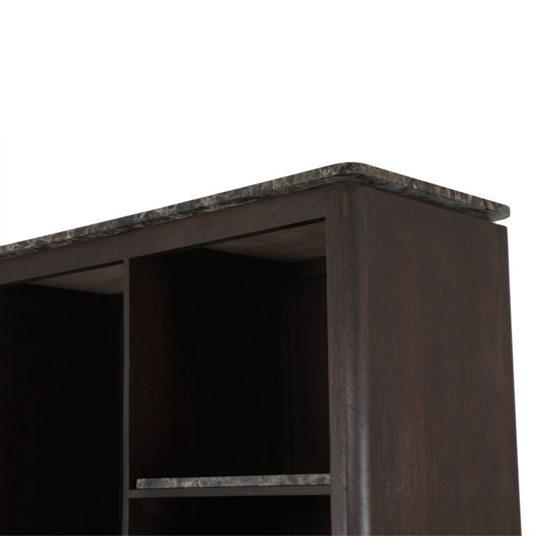 Tischplatte Regalschrank XL Dallas Brauner Marmor