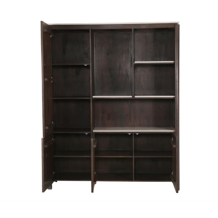 Tischplatte Regalschrank XL Dallas Brauner Marmor