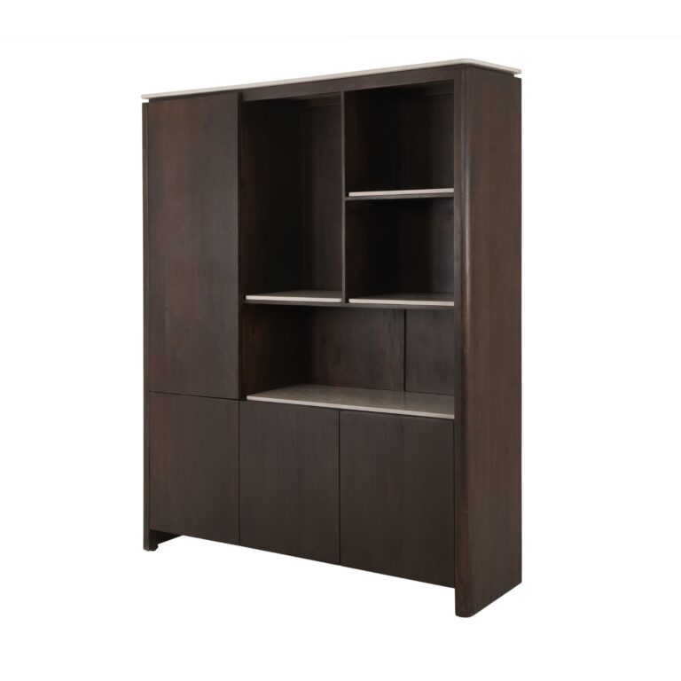Tischplatte Regalschrank XL Dallas Brauner Marmor