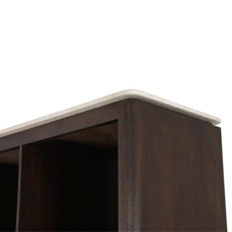 Tischplatte Regalschrank XL Dallas Brauner Marmor