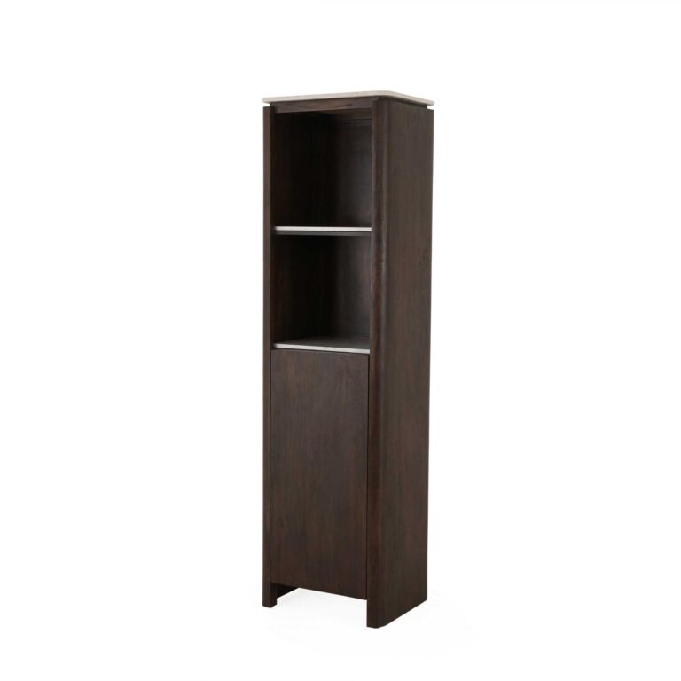 Boekenkast Dallas Bruin Mangohout 55 cm