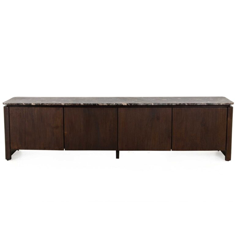 Bovenblad Tv meubel Dallas Bruin Marmer 210 cm