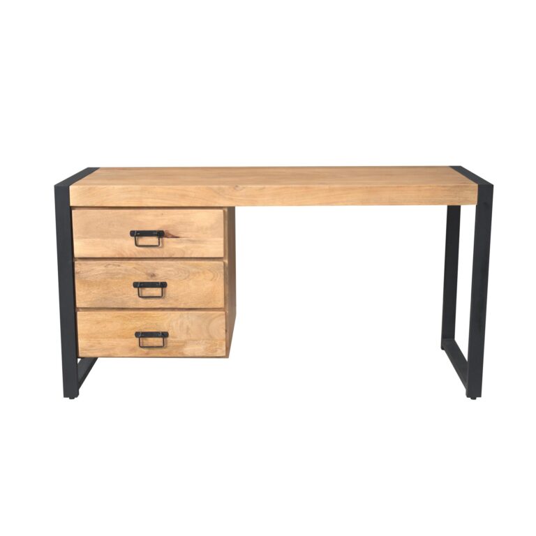 Bureau Britt Naturel Mangohout 145 cm