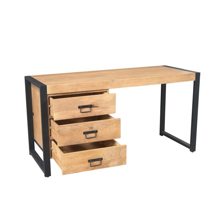 Bureau Britt Naturel Mangohout 145 cm