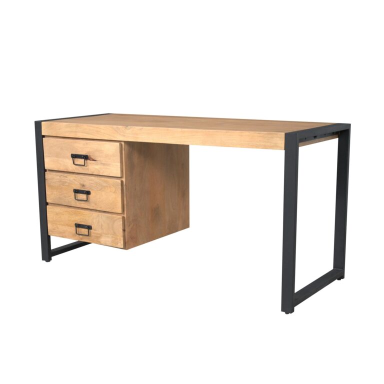 Bureau Britt Naturel Mangohout 145 cm