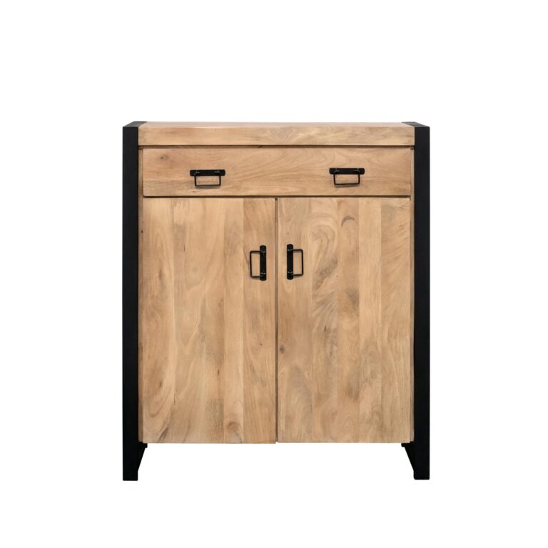 Kabinet kast Britt Naturel Mangohout 100 cm