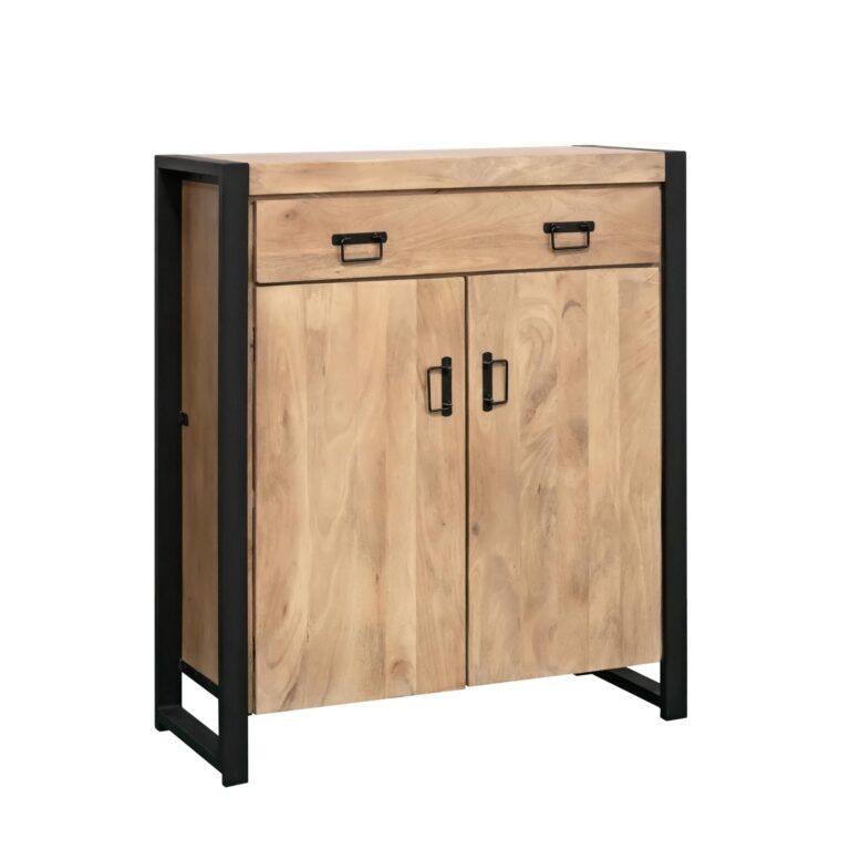 Kabinet kast Britt Naturel Mangohout 100 cm