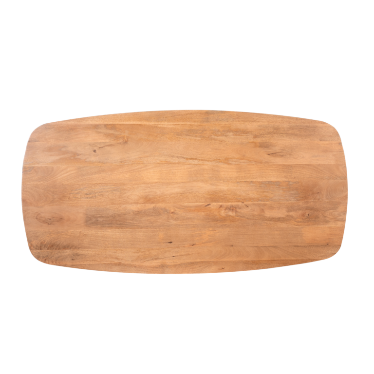 Deens ovale eettafel Elegance Naturel Mangohout 200 cm