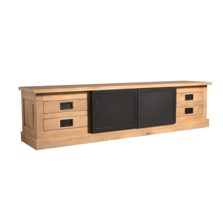 Tv meubel Noa Naturel Mangohout 200 cm