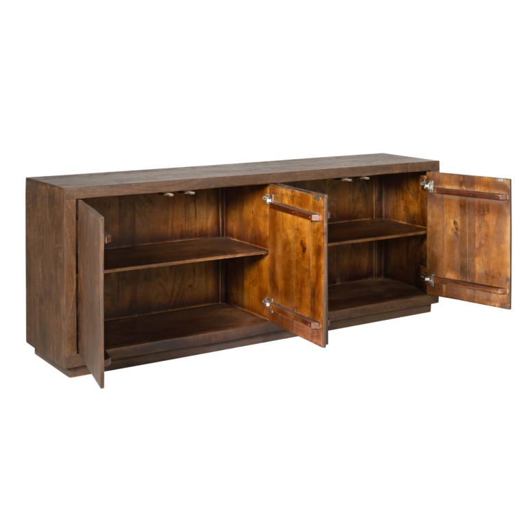 Dressoir Brussel Bruin Mangohout 200 cm