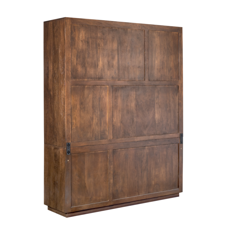Regalschrank Brussel XL Braun Mangoholz 160 cm
