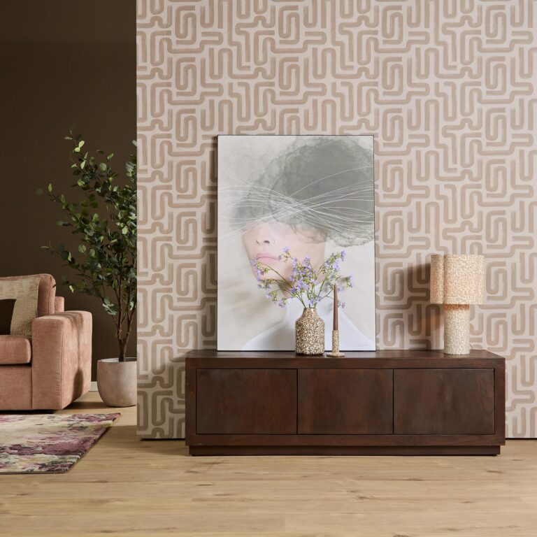 Tv meubel Brussel Bruin Mangohout 150 cm