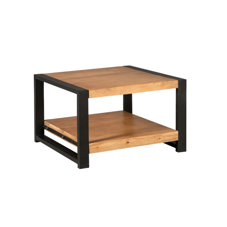 Vierkante salontafel Boaz Naturel Mangohout 80 cm