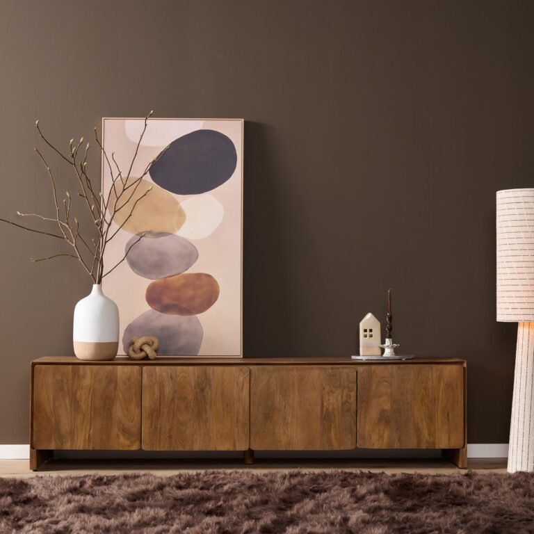 TV unit Tense Natural Mango wood 200 cm