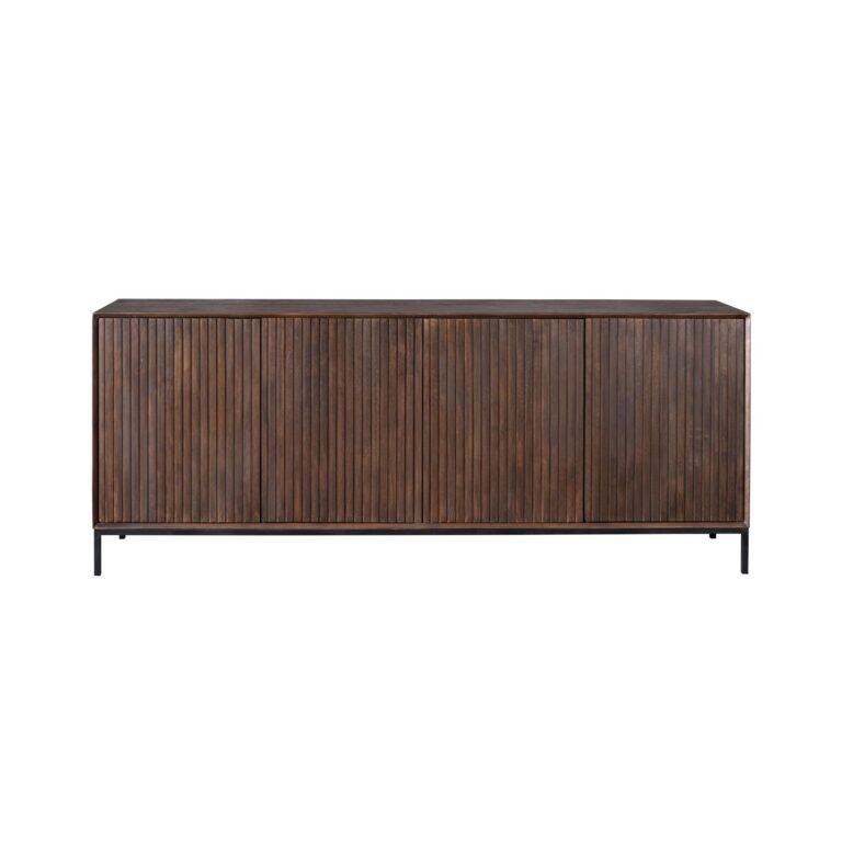 Buffet Madison Bois de manguier Brun 210 cm