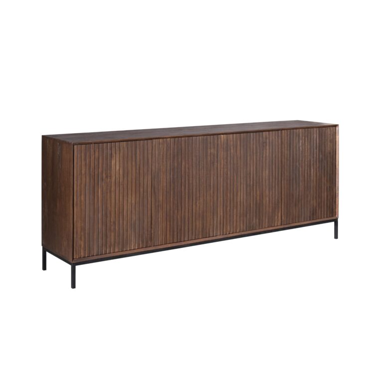 Buffet Madison Bois de manguier Brun 210 cm