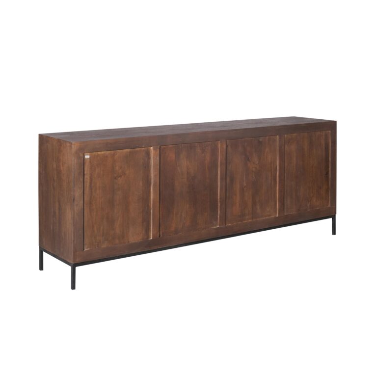 Buffet Madison Bois de manguier Brun 210 cm