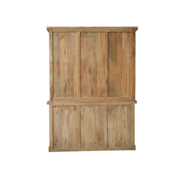 Vitrine Nashville Natur Mangoholz 160 cm