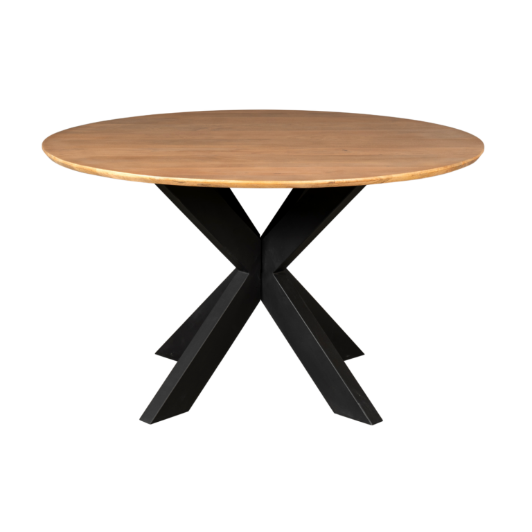 Runder Esstisch Madison Natur Mangoholz 130 cm