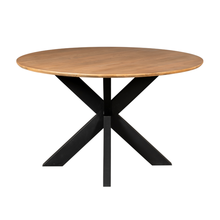 Runder Esstisch Madison Natur Mangoholz 130 cm