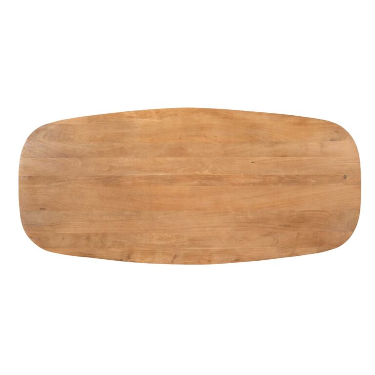 Deens ovale eettafel Madison Naturel Mangohout 200 cm