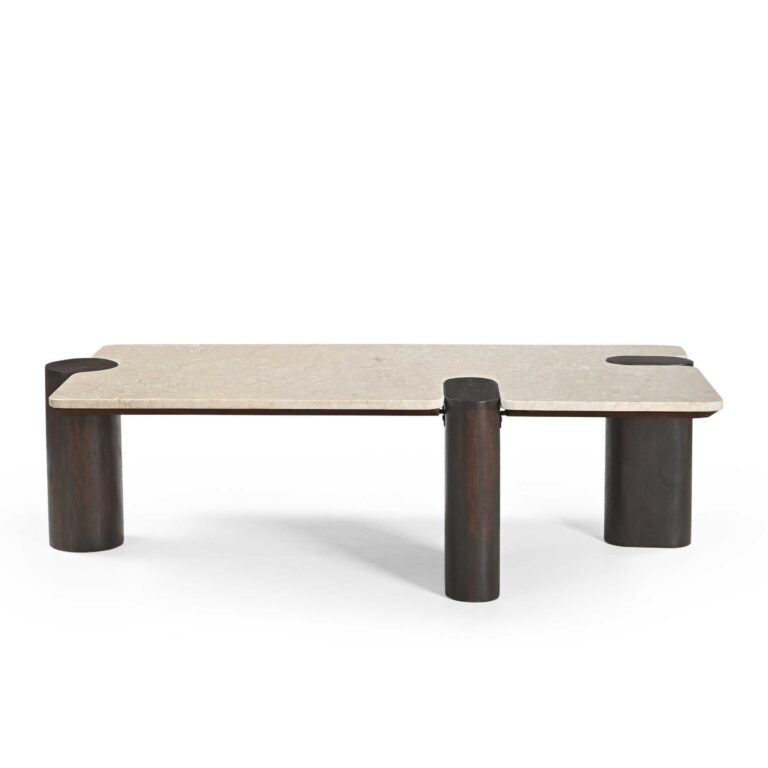 Salontafel Maeve Bruin Marmer 128 cm