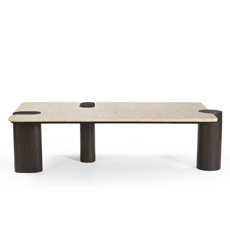 Salontafel Maeve Bruin Marmer 128 cm