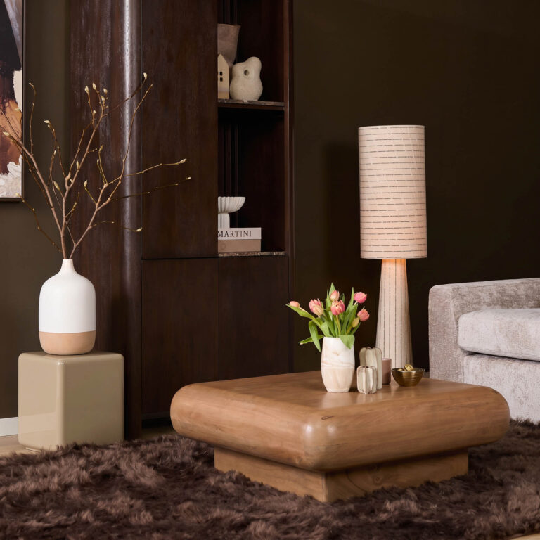 Salontafel Fedde Naturel Mangohout 80 cm