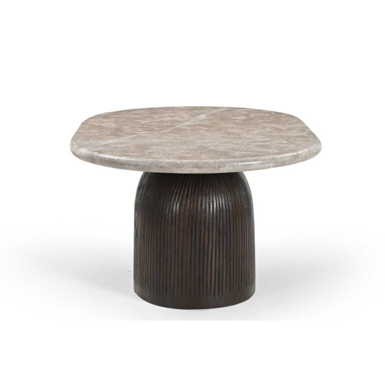 Salontafel Noel Bruin Marmer 90 cm