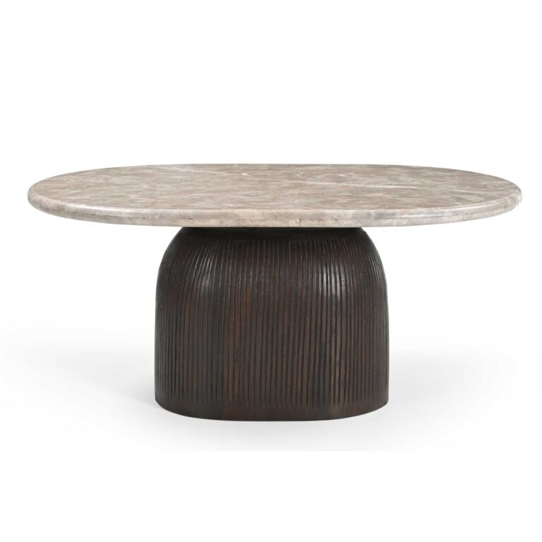 Salontafel Noel Bruin Marmer 90 cm