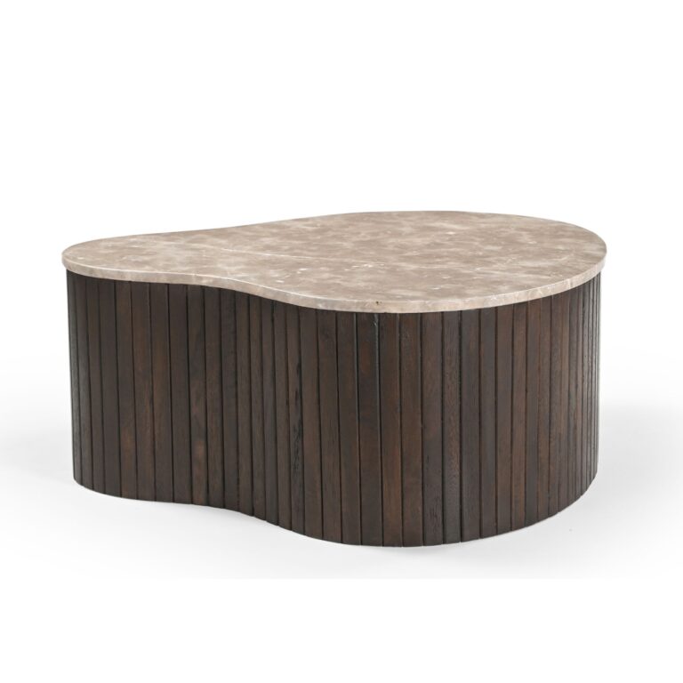 Salontafel Nomi Bruin Marmer 84 cm