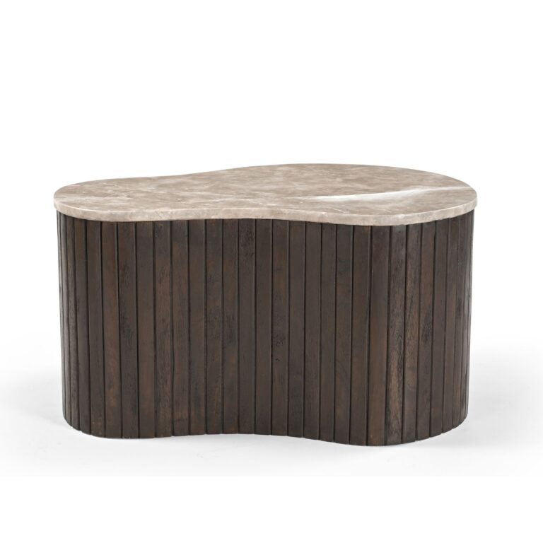 Salontafel Nomi Bruin Marmer 70 cm