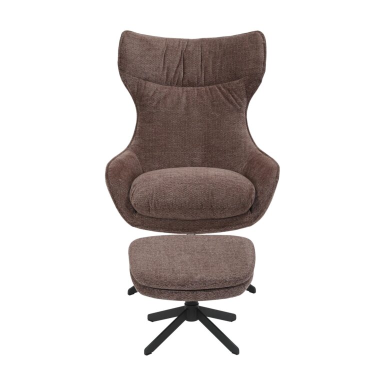 Draaibare fauteuil Olivia Paars