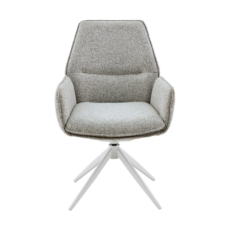 Eetkamerstoel Hera met armleuning Beige