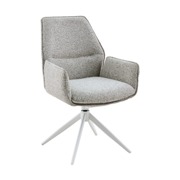Eetkamerstoel Hera met armleuning Beige