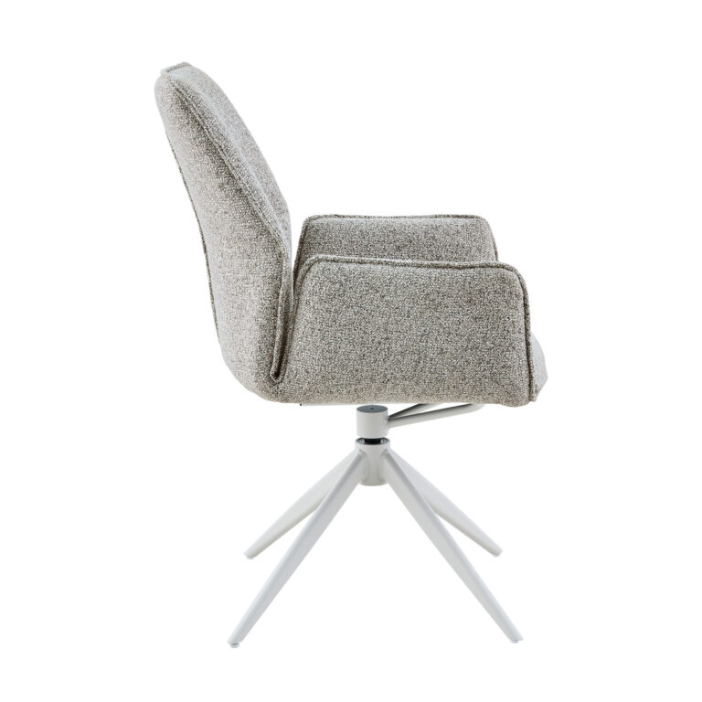 Eetkamerstoel Hera met armleuning Beige