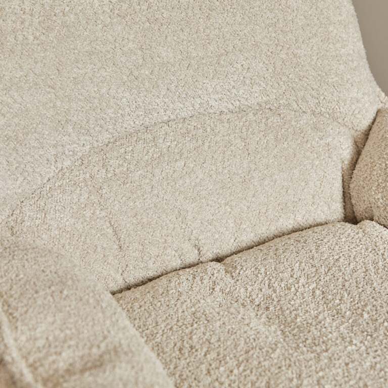 Draaibare fauteuil Vera Off white