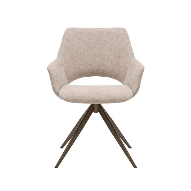 Draaibare eetkamerstoel Daisy Beige