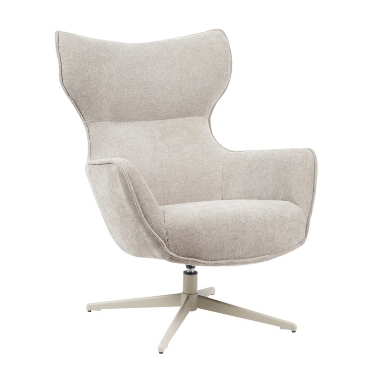 Draaibare fauteuil Julia Taupe