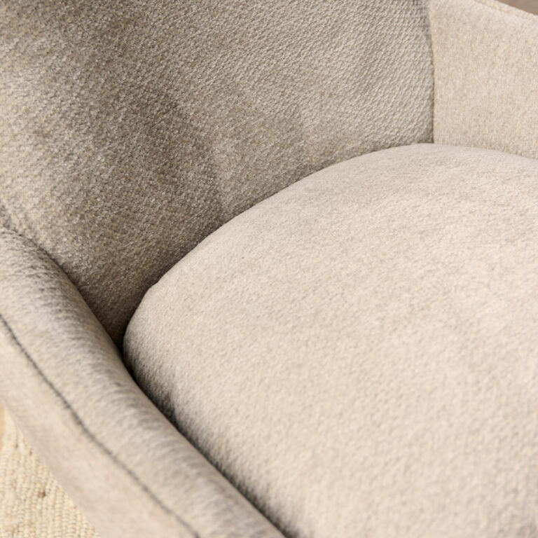 Draaibare fauteuil Olivia Taupe